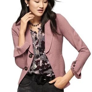 Cabi Blazer Jacket Women’s size 8 or M Pink Long Sleeves